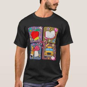 Terug Naar School Coquette Strik Potlood Leraar Te T-shirt