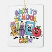 Terug naar school crew keramisch ornament (Links)