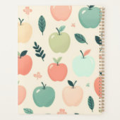 Terug naar school custom appels patroon planner (Achterkant)