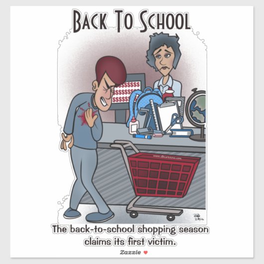 Terug naar School Custom Cut Windscherm Sticker (Vel)