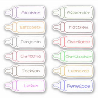 Terug naar School Custom Meerdere Naam Stickers