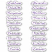 Terug naar School Custom Meerdere Naam Stickers (Voorkant)