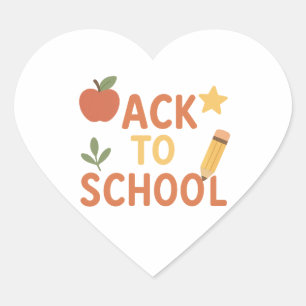 Terug naar School Custom Vinyl Sticker