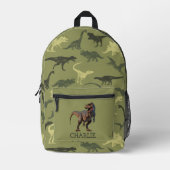 Terug naar school Dino thema Gedrukte rugzak (Voorkant)