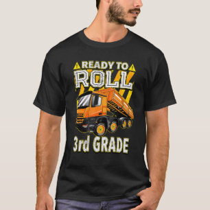 Terug naar school dump truck klaar om 3e Afstudeer T-shirt