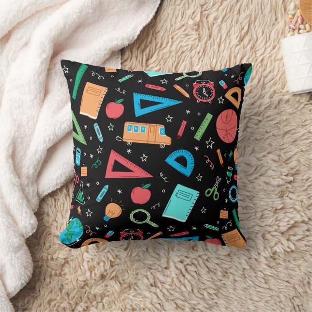 Terug naar school: een leuke en frisse start kussen (Deken)