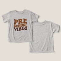 Terug naar school eerste dag Pre-K Kleuter Groovy