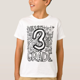 Terug Naar School Eerste Dag School Typografie Der T-shirt