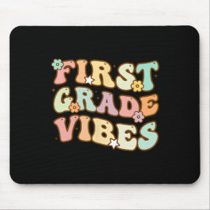 Terug naar school eerste klas vibes retroleraar muismat