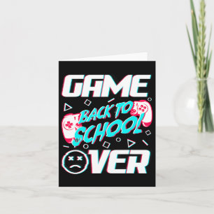 Terug naar school eerste schooldag kaart