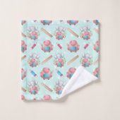 Terug naar School Elephant Pattern Bad Handdoek (Wasdoekje)