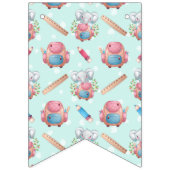 Terug naar School Elephant Pattern Vlaggetjes (Eerste vlag)