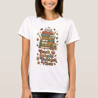 Terug naar school en boekenpret t-shirt