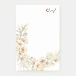 Terug naar School Floral Post-it® Notes