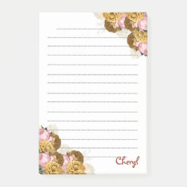 Terug naar School Floral Post-it® Notes