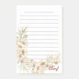 Terug naar School Floral Post-it® Notes