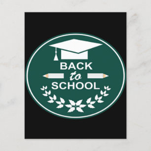 Terug naar school flyer
