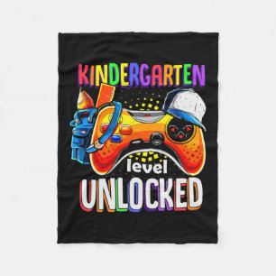 Terug naar school Gamepad Kleuterschool Niveau Ont Fleece Deken