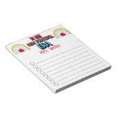 Terug naar school Gepersonaliseerde nieuwe Princip Notitieblok (Schuin)