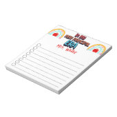 Terug naar school Gepersonaliseerde nieuwe Princip Notitieblok (Gedraaid)