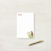 Terug naar School Girl Post-it® Notes (Op bureau)