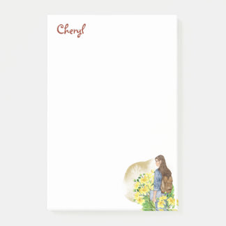Terug naar School Girl Post-it® Notes