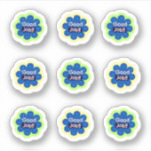 Terug naar School "Goed gedaan" Stickers (Voorkant)