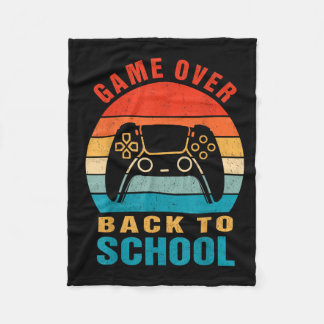 Terug naar school grappig spel over schoolgeld fleece deken
