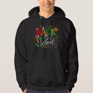 Terug naar school - Grappige vintage dinosaurus Hoodie