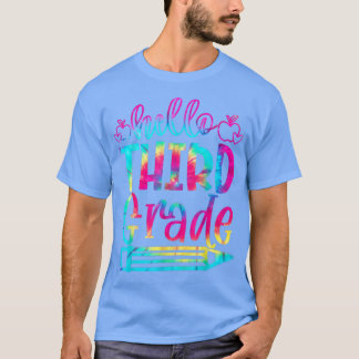 Terug naar school Hallo derde graad T-shirt