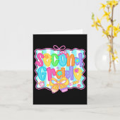 Terug naar school Hallo Team tweede klas 2e klas B Kaart (Gele Bloem)