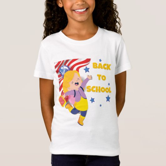 Terug naar School Hero T-shirt (Voorkant)
