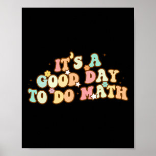 Terug naar school Het is een goede dag om wiskunde Poster