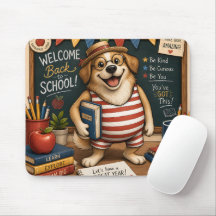 Terug naar school hond PNG, Cute leraar hond ontwe