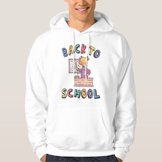 Terug naar school hoodie (Voorkant)
