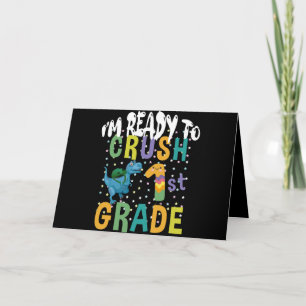 Terug naar school ik ben klaar om de 1e klas Dino Kaart