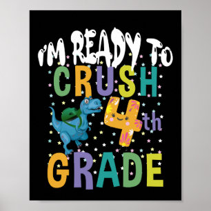 Terug naar school ik ben klaar om de 4e klas te ve poster