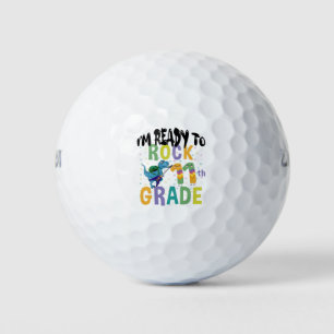 Terug naar school ik ben klaar om te rocken 11e le golfballen