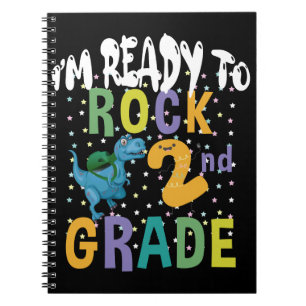 Terug naar school ik ben klaar om te rocken 2e lee notitieboek