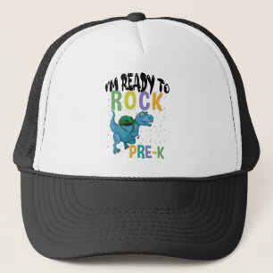 Terug naar school Ik ben klaar om te rocken Pre-K  Trucker Pet