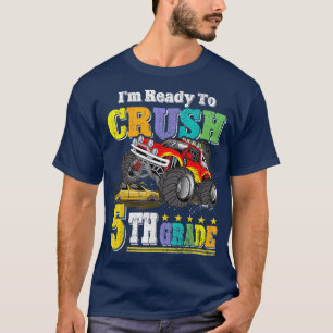 Terug naar school Im Klaar om de 5e Grade Monster T-shirt
