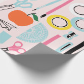 Terug naar school inpakpapier (Hoek)