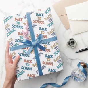 Terug naar school inpakpapier, cadeaupapier voor s