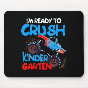 Terug naar school jongens eerste dag van de kleute muismat