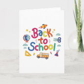 Terug naar school kaart (Voorkant)