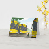 Terug naar School Kaart (Gele Bloem)