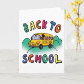 Terug naar school kaart (Gele Bloem)