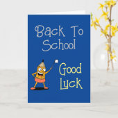 terug naar school kaart (Gele Bloem)