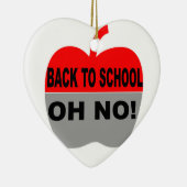 Terug naar school keramisch ornament (Rechts)