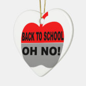 Terug naar school keramisch ornament (Links)